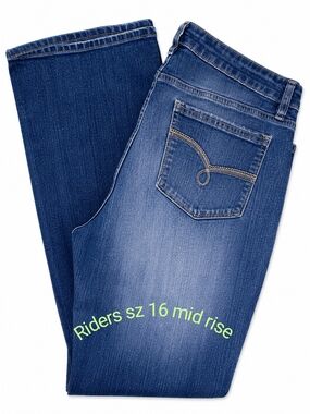 Riders by Lee High-Rise Women's Jeans - Dark Blue Wash